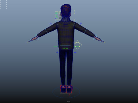 Cartoon Man Rigged Modèle 3D