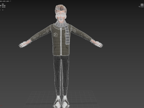 Cartoon Man Rigged Modèle 3D