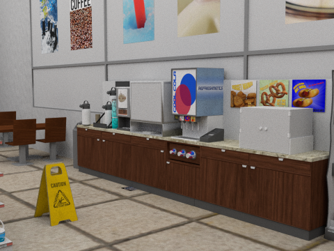 Supermarket 3D मॉडल