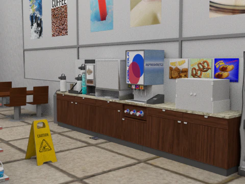 Supermarket 3D Model