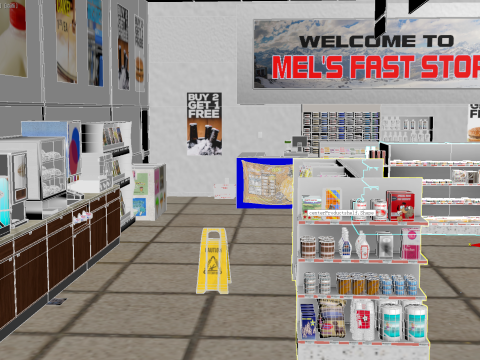 Supermarket 3D मॉडल