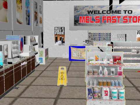 Supermarket 3D Model