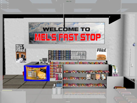 Supermarket 3D Model