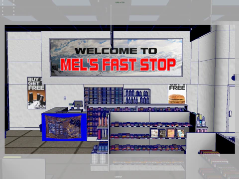 Supermarket 3D Model