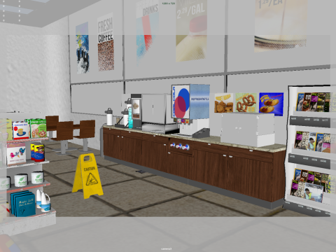 Supermarket 3D मॉडल