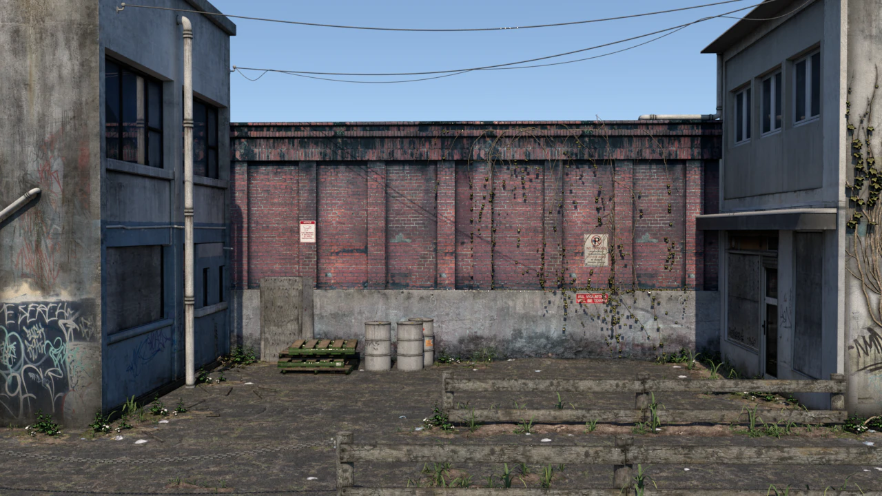 Graffiti Wall 3D Model .c4d .max .obj .3ds .fbx .stl .blend 