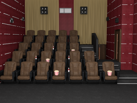 Movie Theater 3D Модель