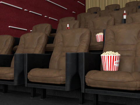 Movie Theater 3D Model