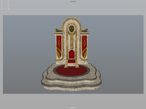 Throne 3D Модель