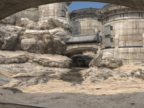 Sci-Fi Outer Wall 3Dモデル