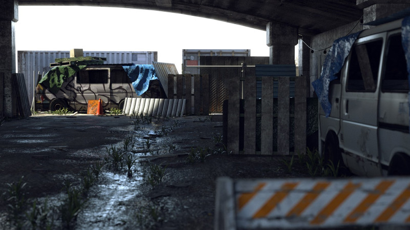 Under the Overpass 3D Model .c4d .max .obj .3ds .fbx .stl .blend