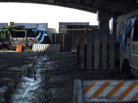 Under the Overpass 3Dモデル