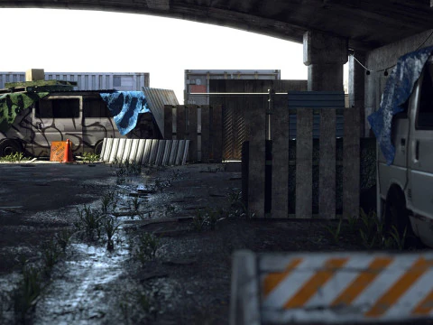 Pod Wiaduktem Model 3D