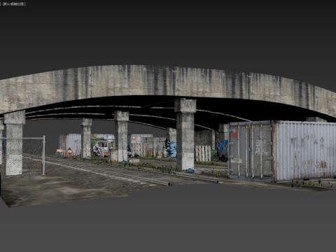 Under the Overpass 3D Model