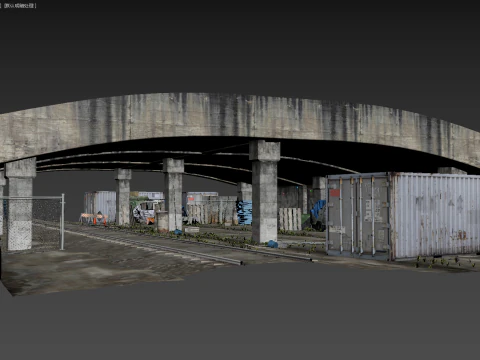 Under the Overpass 3D Model