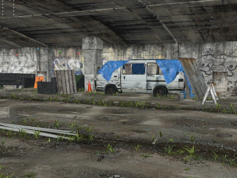 Under the Overpass 3D Model