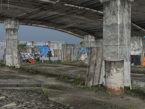Under the Overpass 3D Model