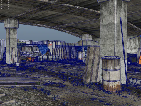 Under the Overpass 3D Model