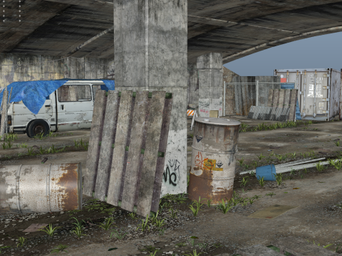Under the Overpass 3D Model