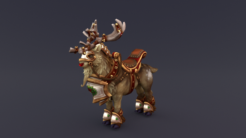 ReinDeer 3Dモデル .c4d .max .obj .3ds .fbx .stl .blend 