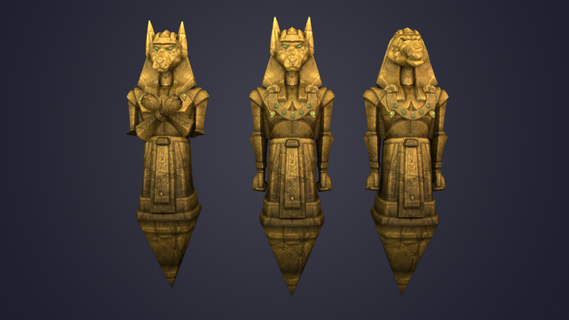 Anubis 3D Model .c4d .max .obj .3ds .fbx .stl .blend 