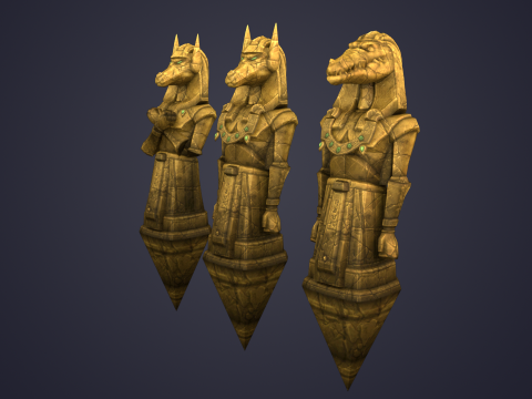 Anubis 3D Model
