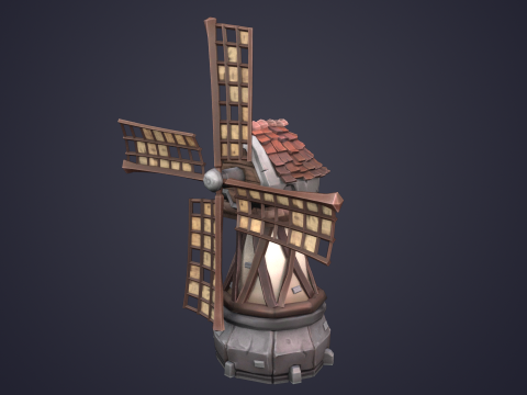 Windmill 3Dモデル