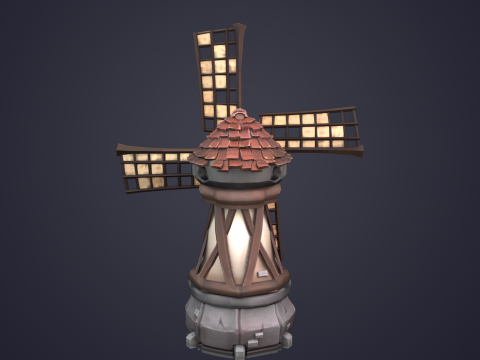 Windmill Modello 3D