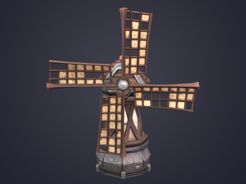 Windmill Modello 3D