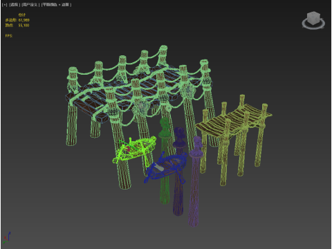 Marina for boats 3Dモデル
