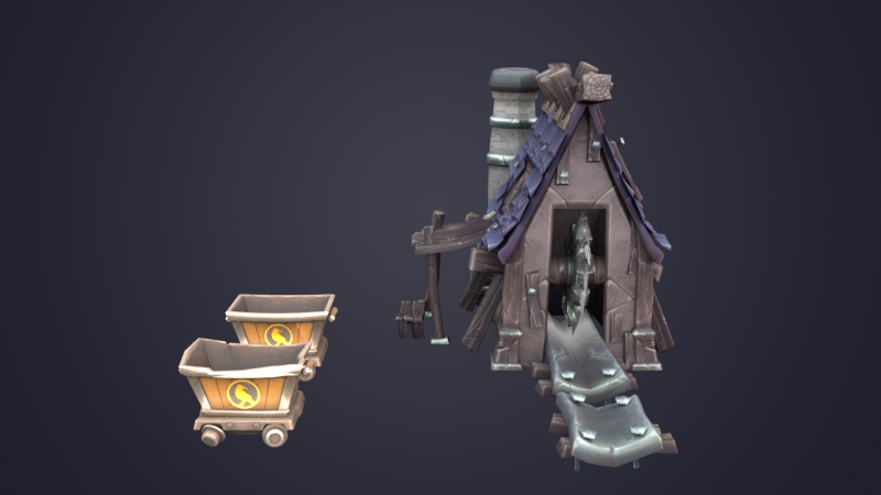 Old Mine Modelo 3D .c4d .max .obj .3ds .fbx .stl .blend 