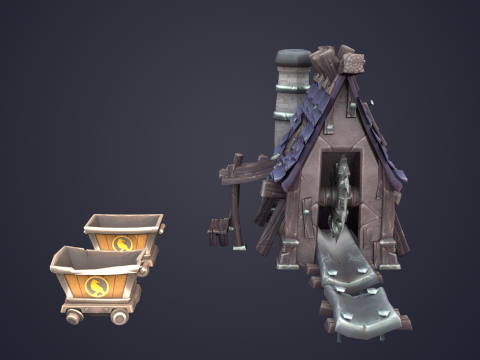 Old Mine 3Dモデル