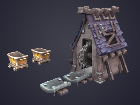 Old Mine Modelo 3D