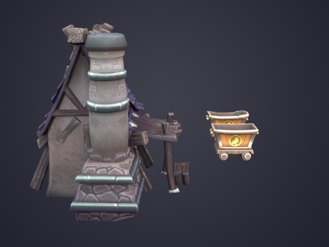 Old Mine Modelo 3D