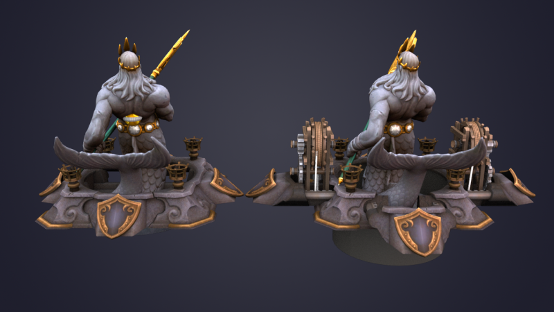 Poseidon 3D मॉडल .c4d .max .obj .3ds .fbx .stl .blend 