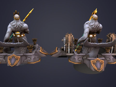Poseidon 3D Model