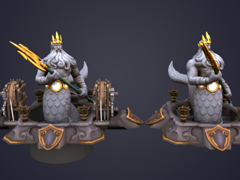 Poseidon 3D मॉडल
