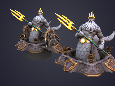 Poseidon 3D मॉडल
