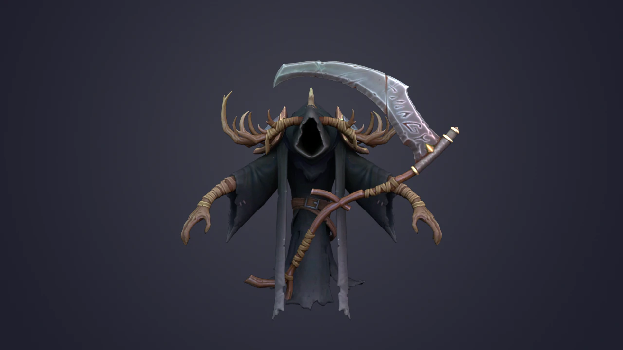 Death 3D Model .c4d .max .obj .3ds .fbx .stl .blend 