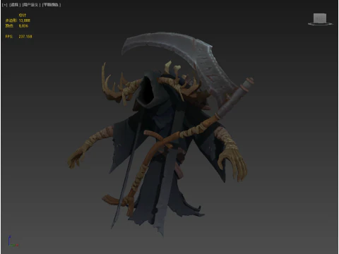Death 3D Model