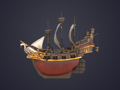 Sailboat 3Dモデル