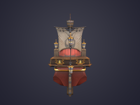 Sailboat 3Dモデル