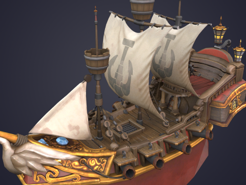 Sailboat 3Dモデル