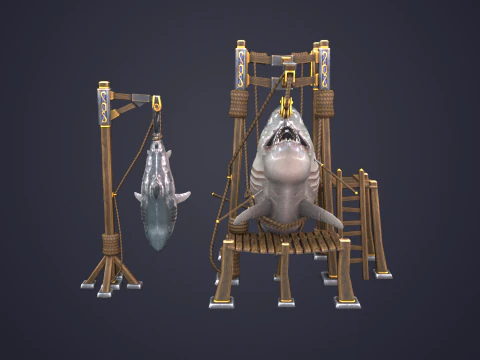 Tangkap Hiu Model 3D