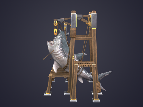Capture Sharks Model 3D