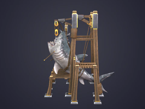Capture Sharks 3D Model