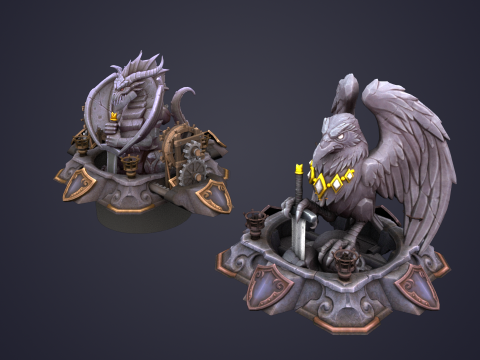Evil Dragon 3D 모델