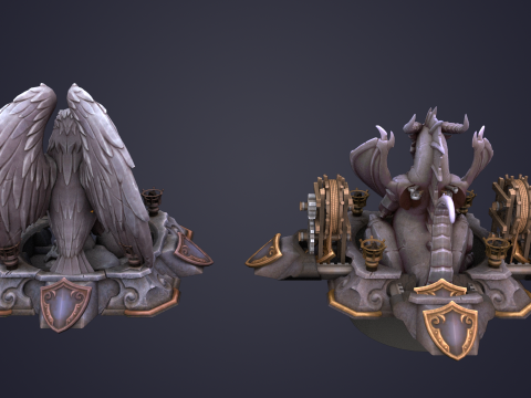 Evil Dragon 3D 모델