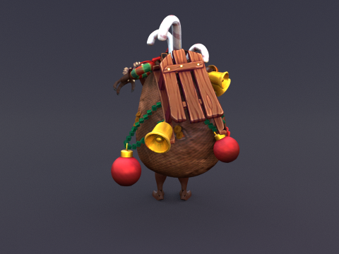 Santa Claus Evil Model 3D