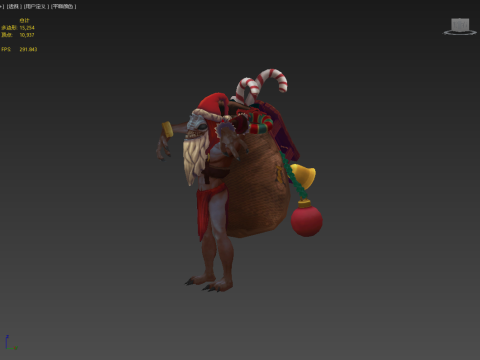Santa Claus Evil Model 3D